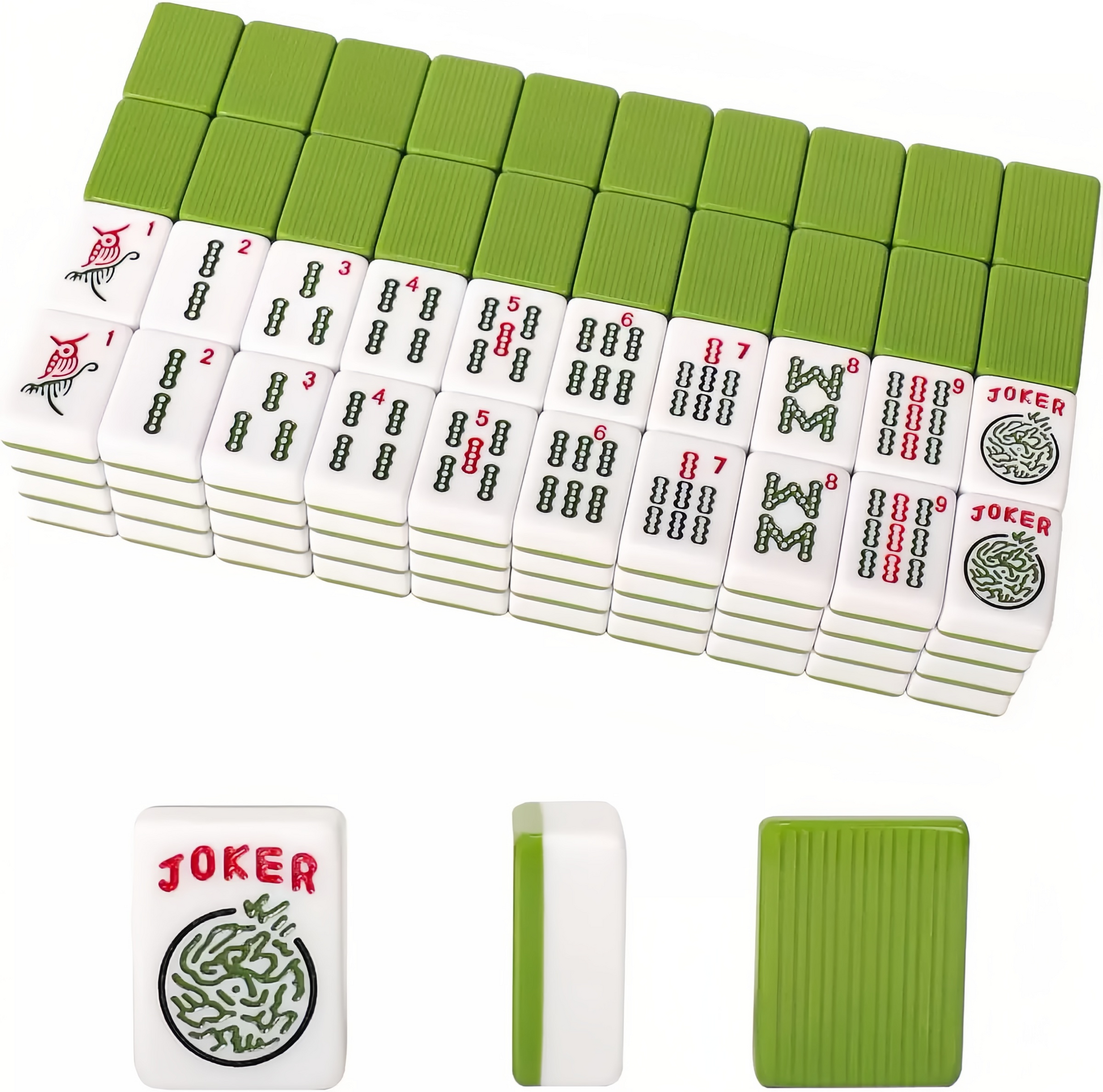 166-piece American Mahjong set – white