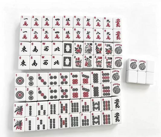 166-piece American Mahjong set – ivory white
