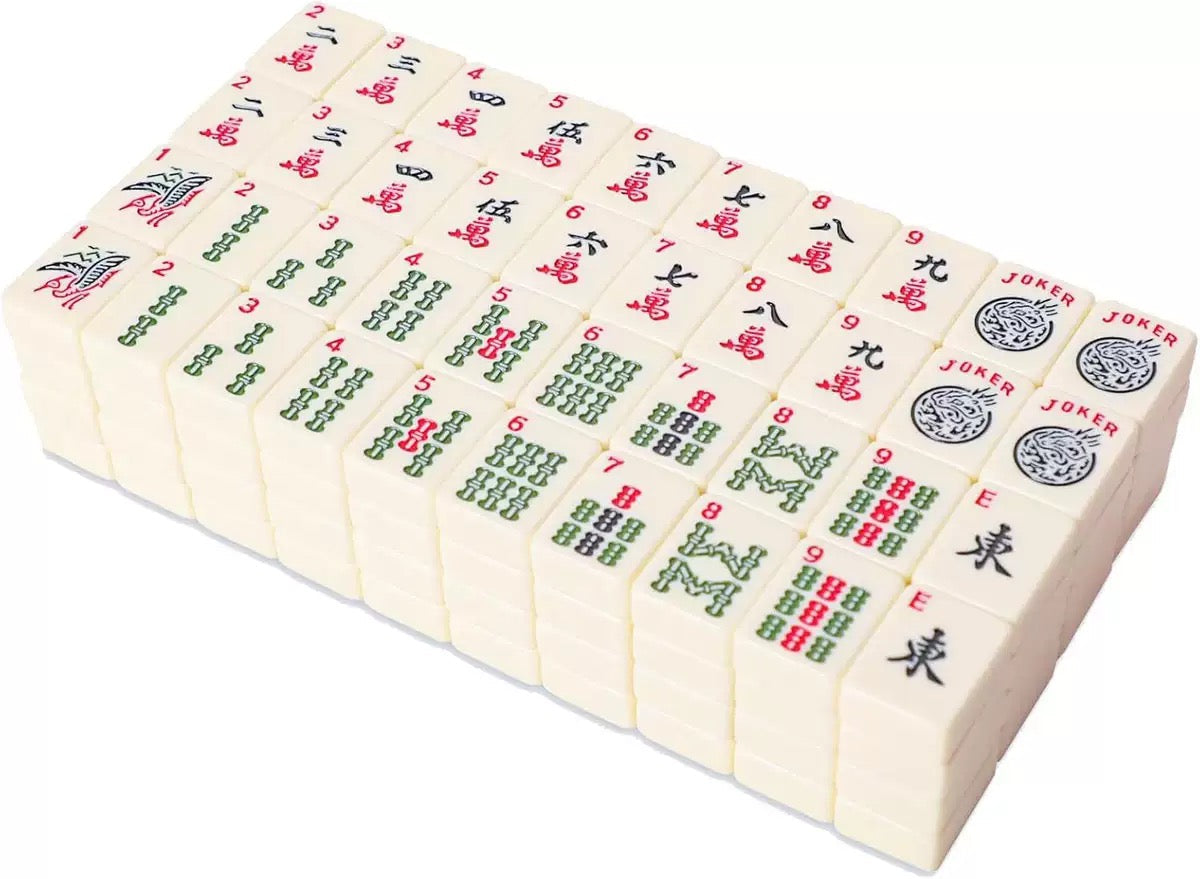 166-piece American Mahjong set – black
