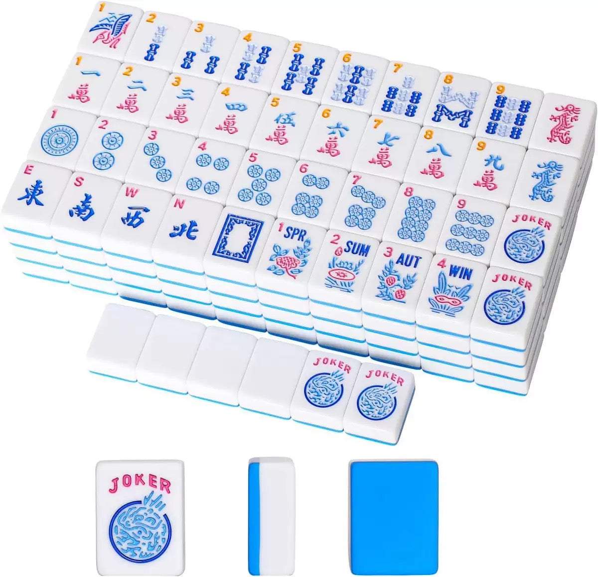 166-piece American Mahjong set – green